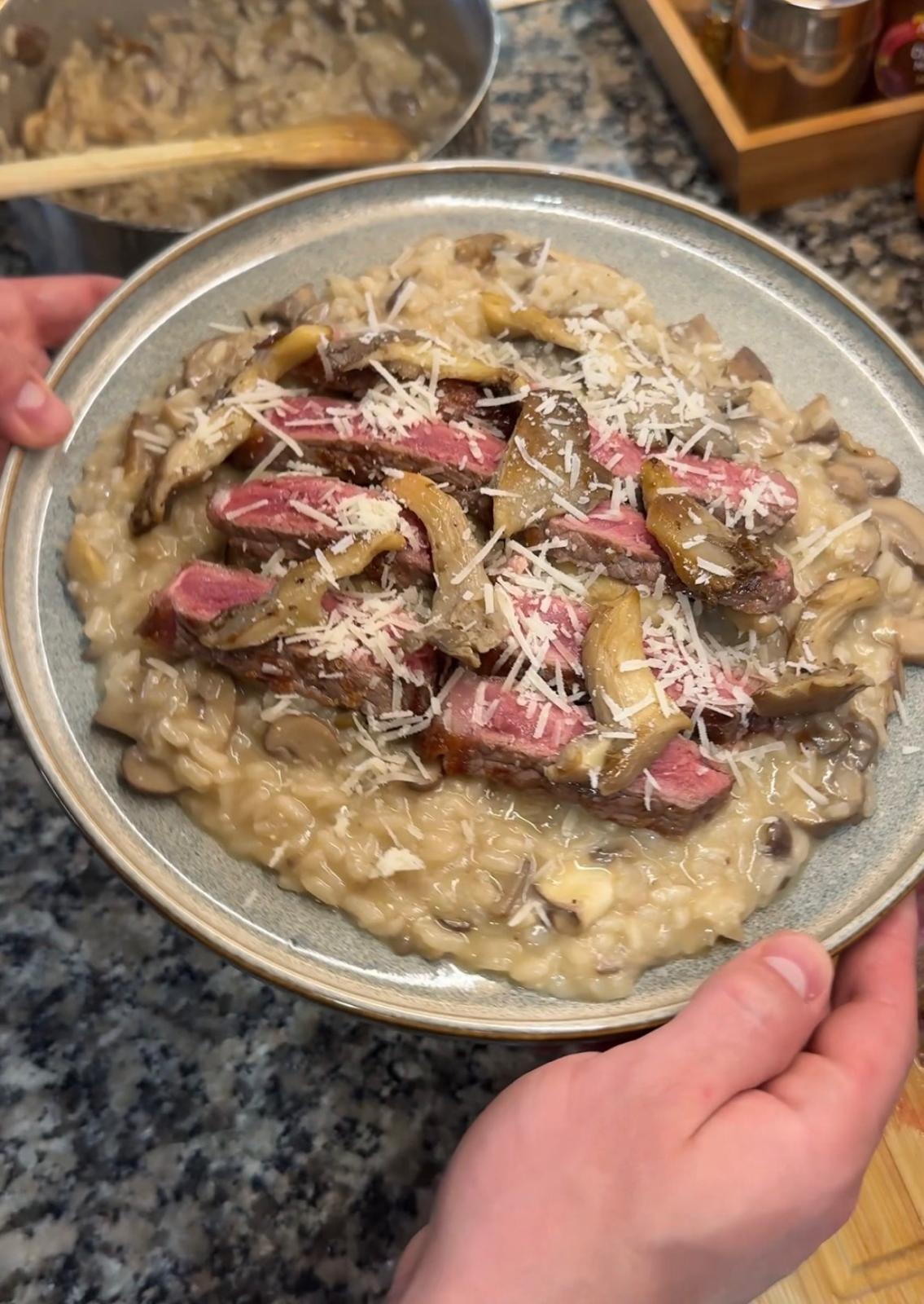 Risoto de Cogumelos